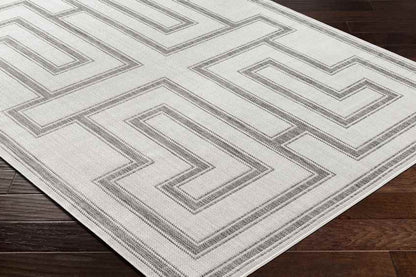 Sylvia Global Ivory/Dark Gray Area Rug
