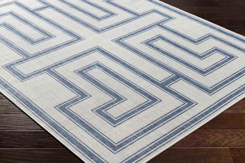 Sylvia Global Ivory/Navy Area Rug