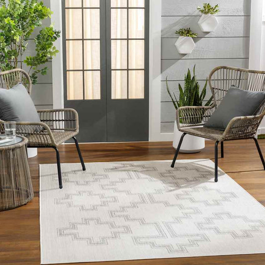 Tarkio Global Light Gray/Beige Area Rug