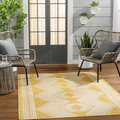 Templeton Global Silver Gray/Mustard Area Rug
