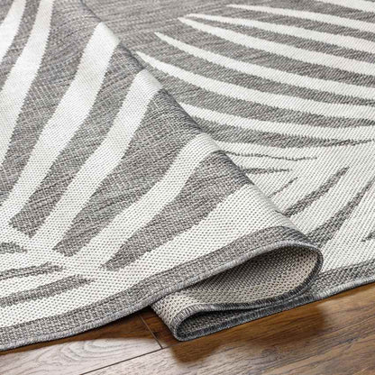 Tescott Coastal Dark Gray Area Rug