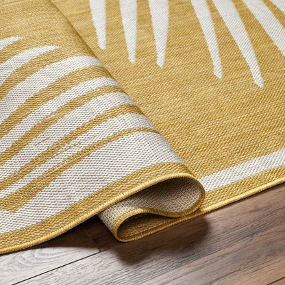 Tescott Coastal Mustard Area Rug