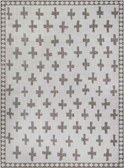 Thornhill Global Cream/Dark Brown Area Rug
