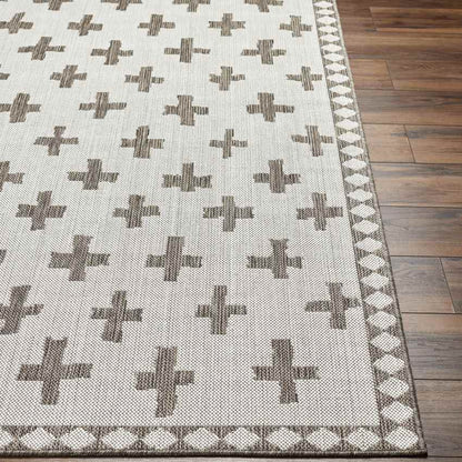 Thornhill Global Cream/Dark Brown Area Rug