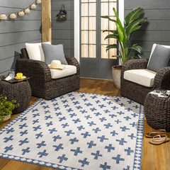 Thornhill Global Cream/Navy Area Rug