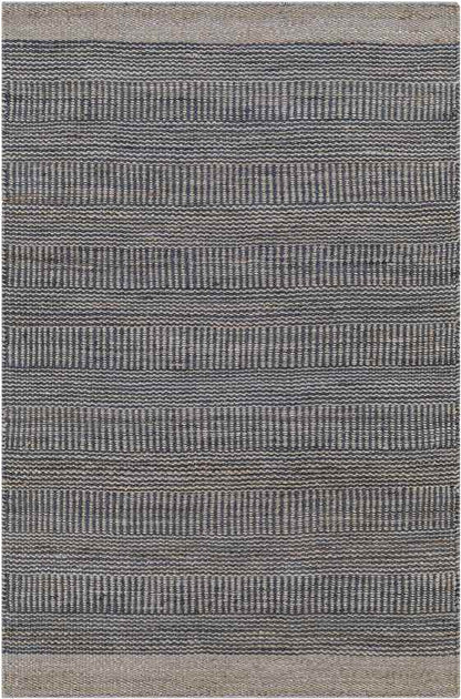 Cylinder Rustic Dark Blue/Light Gray Area Rug