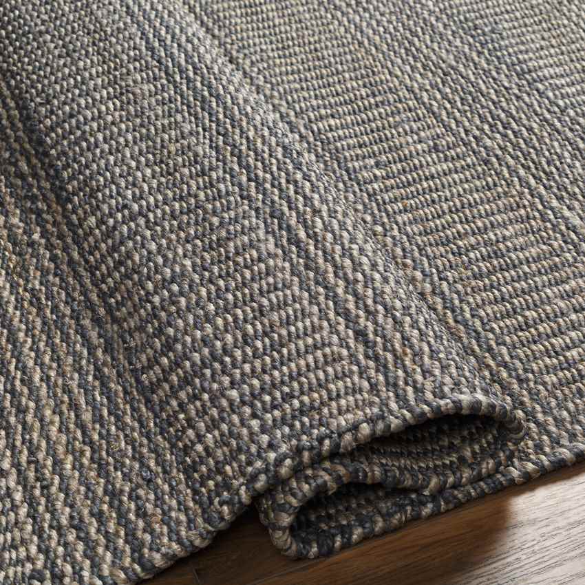 Cylinder Rustic Dark Blue/Light Gray Area Rug