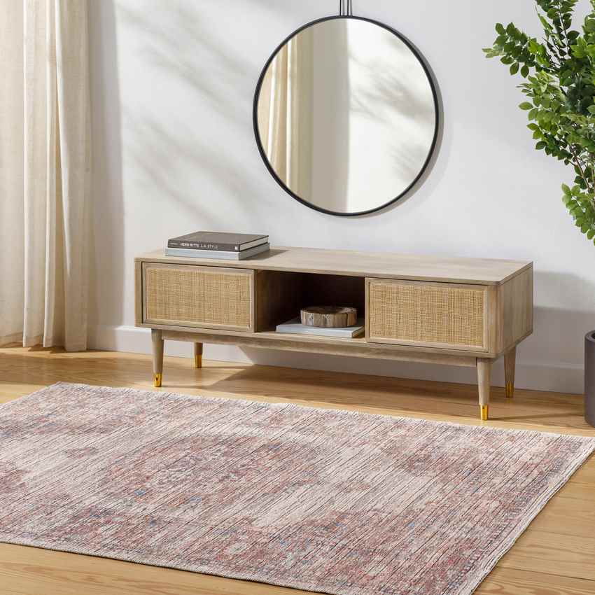 Wacousta Traditional Brown Washable Area Rug