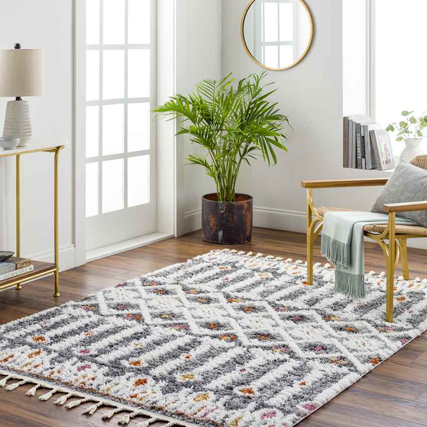 Gamaliel Global Charcoal Area Rug