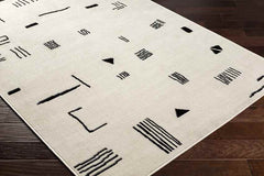 Burrell Modern Beige Area Rug
