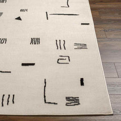 Burrell Modern Beige Area Rug