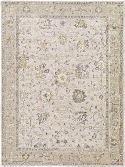 Falls Traditional Ivory Area Rug