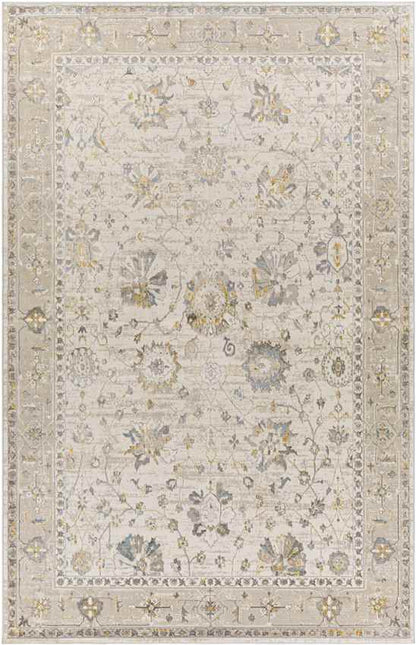 Falls Traditional Ivory Area Rug