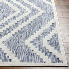 Burrton Modern Denim Area Rug