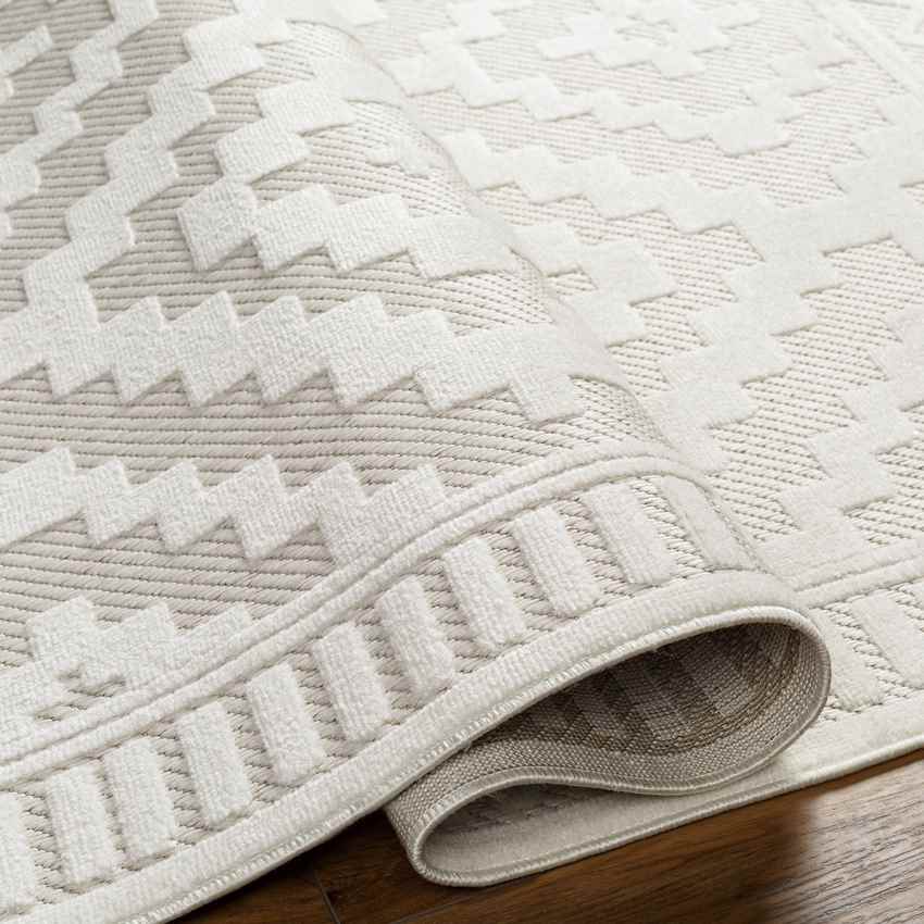 Bushong Modern Cream Area Rug