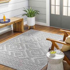 Bushong Modern Taupe Area Rug