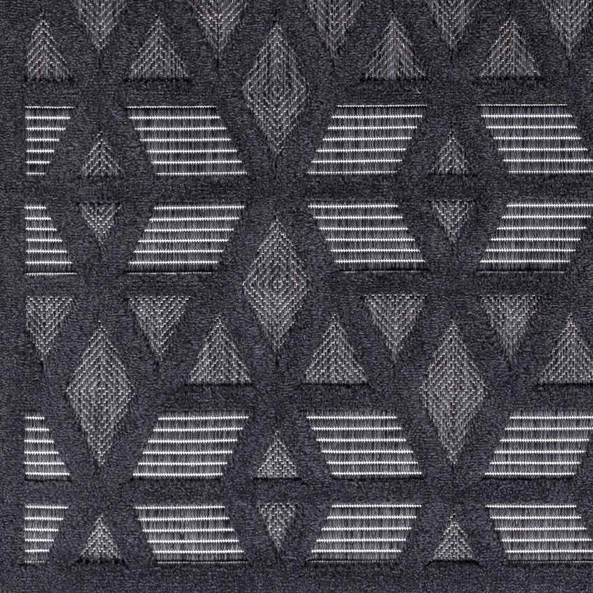 Bushton Modern Black Area Rug