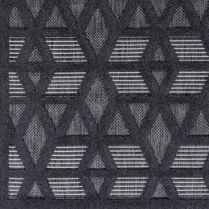Bushton Modern Black Area Rug