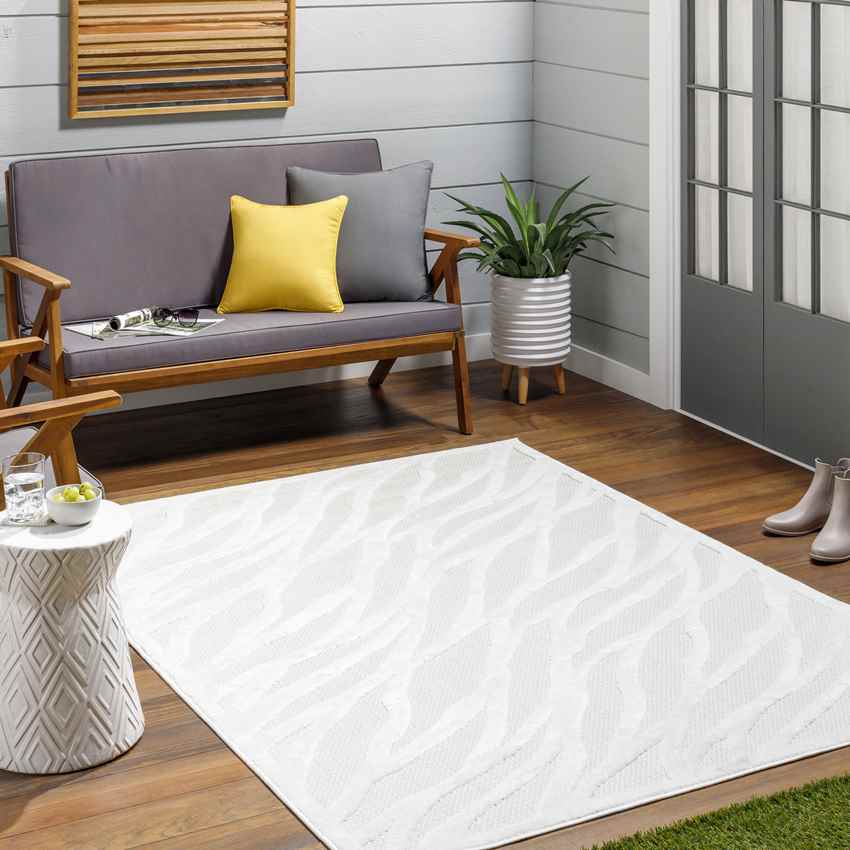 Calamus Modern Cream Area Rug