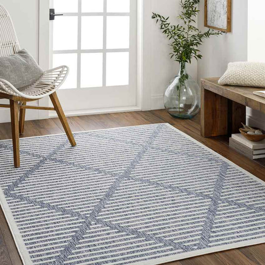 Calvert Modern Denim Area Rug