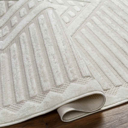 Campton Modern Beige Area Rug