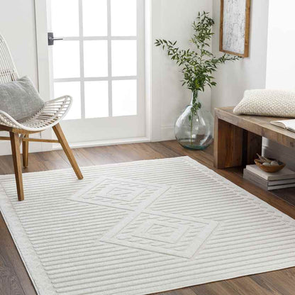 Campton Modern Beige Area Rug