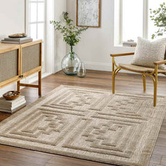 Cassoday Modern Brown Area Rug