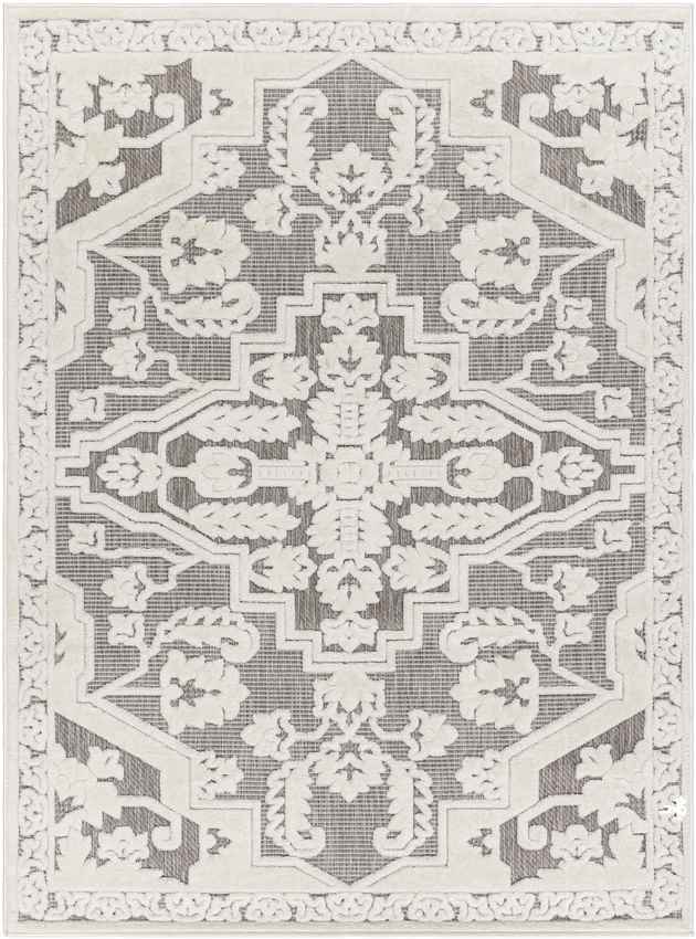 Castalia Modern Ivory/Light Brown Area Rug