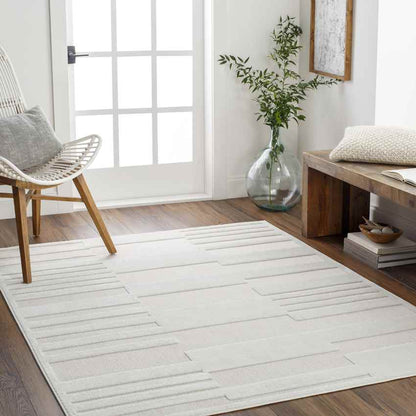 Cawker Modern Beige Area Rug
