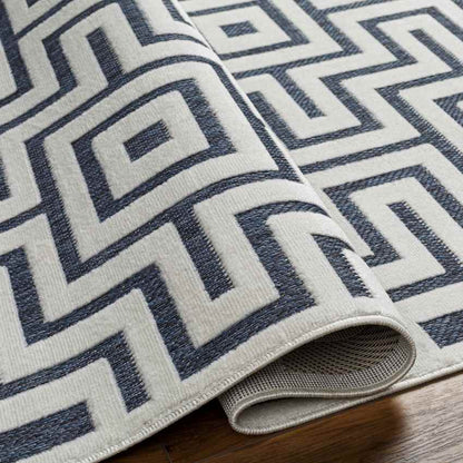Chanute Modern Denim Area Rug