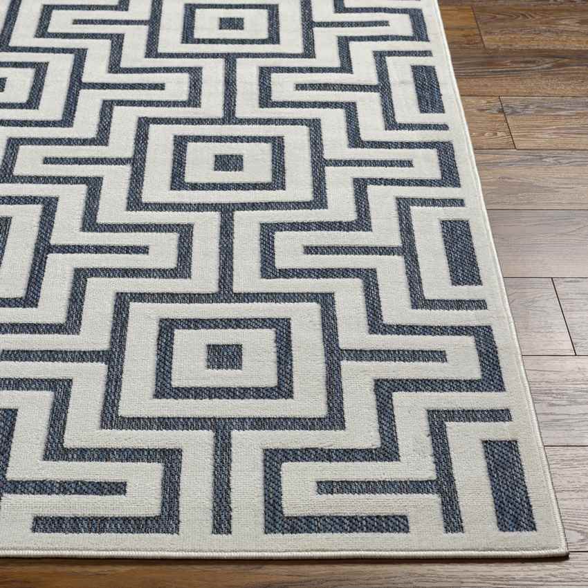 Chanute Modern Denim Area Rug