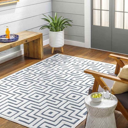Chanute Modern Denim Area Rug