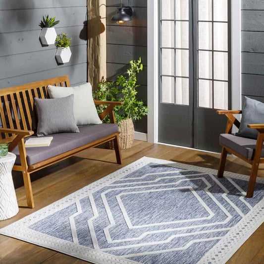 Cheney Modern Denim Area Rug