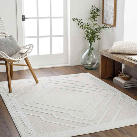 Cheney Modern Beige Area Rug