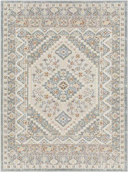 Wakefield Traditional Beige Washable Area Rug