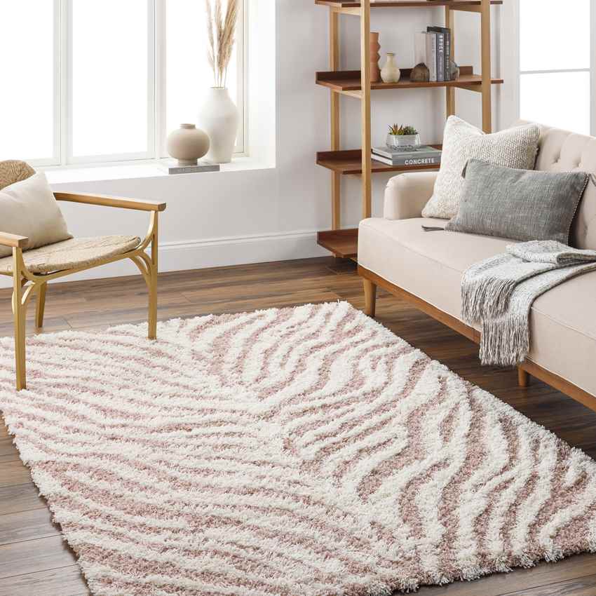 Boomer Modern Peach Area Rug