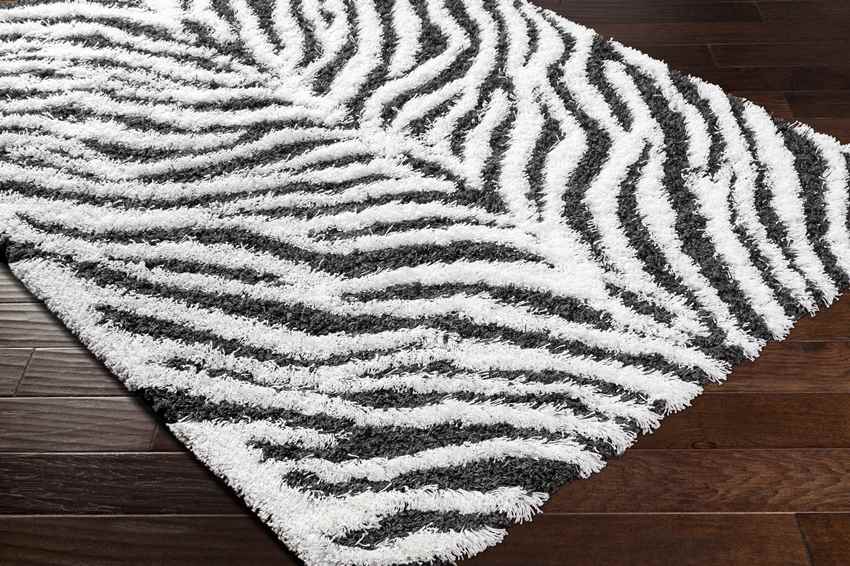 Boomer Modern Black Area Rug