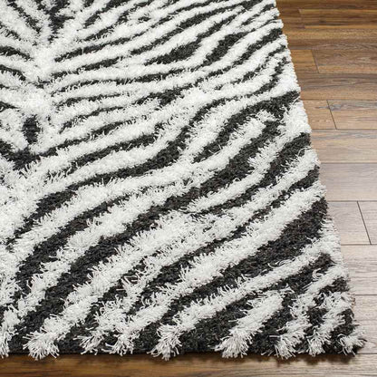 Boomer Modern Black Area Rug