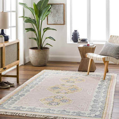 Lloyd Traditional Blush/Cream Area Rug