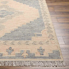 Lone Elm Traditional Coral/Charcoal Area Rug