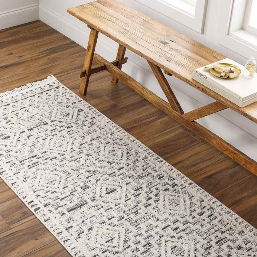Circleville Global Charcoal Area Rug