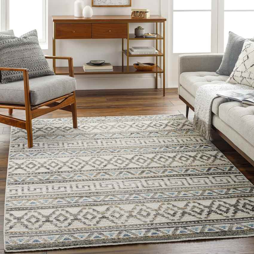 Blakesburg Rustic Charcoal Area Rug