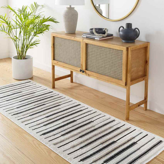 Blandville Modern Charcoal Area Rug