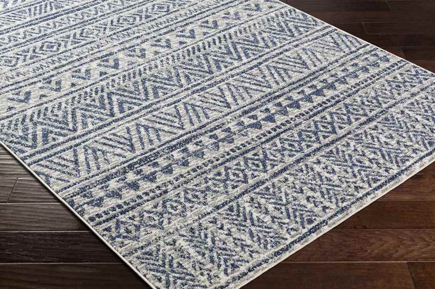 Coralville Global Dark Blue Area Rug