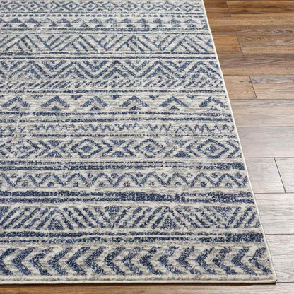 Coralville Global Dark Blue Area Rug