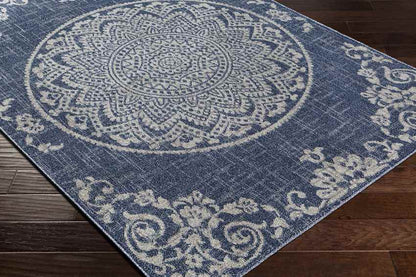 Deep River Cottage Dark Blue Area Rug