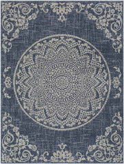 Deep River Cottage Dark Blue Area Rug