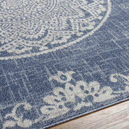 Deep River Cottage Dark Blue Area Rug