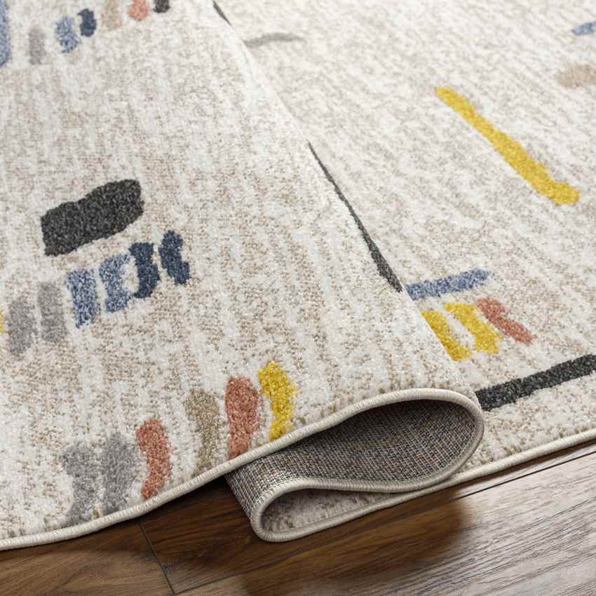 East Boyer Modern Beige Area Rug
