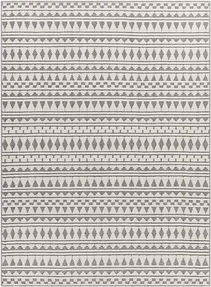 Buena Vista Global Charcoal Washable Area Rug